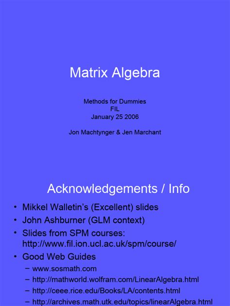 Linear Algebra Matrices | PDF