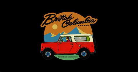 Vintage British Columbia Tourism Camping British Columbia Sticker