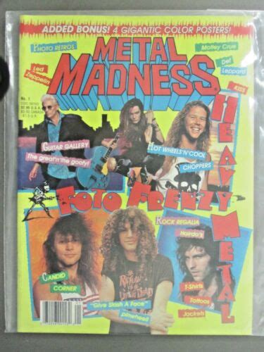 Metal Madness Magazine Led Zeppelin Motley Crue Def Leppard