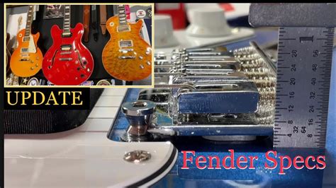 Adjusting Stratocaster Tremolo To Fender Speccs Chibson Les Paul And Hummingbird Update Youtube