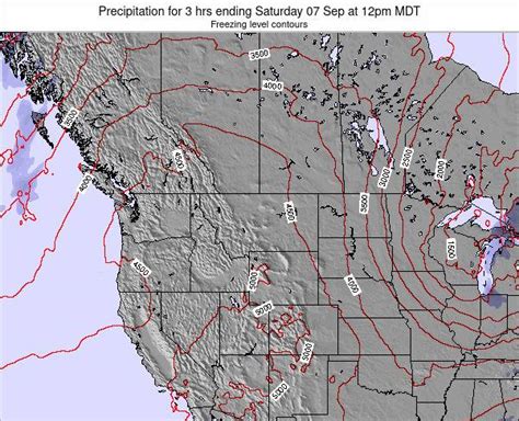 Montana Precipitation For 3 Hrs Ending Friday 28 May At 6am Mdt