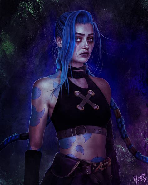 [no Spoilers] Ella Purnell As Jinx Fanart By Buffybong On Ig R Arcane