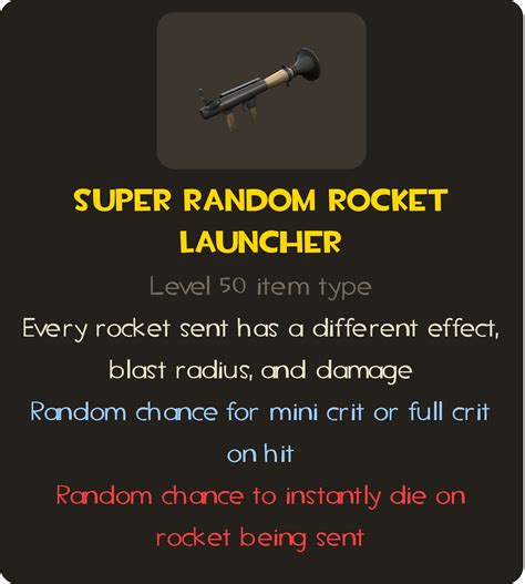 game breaking soldier rocket launcher idea : r/tf2