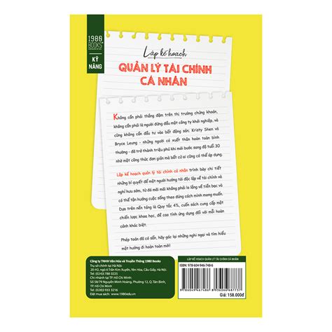 Lập Kế Hoạch Quản Lý Tài Chính Cá Nhân Sách Kỹ Năng Làm Việc Thương