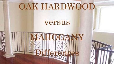 Mahogany Oak Vs Mahogany