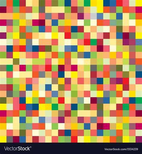 Colorful Pixel Pattern Royalty Free Vector Image