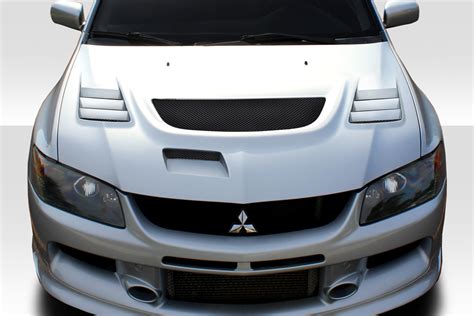 2004 Mitsubishi Evolution 0 Fiberglass Hood Body Kit 2003 2006