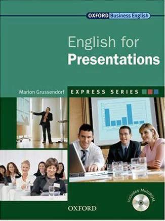 PDF CD Oxford Business English English For Presentation Student S