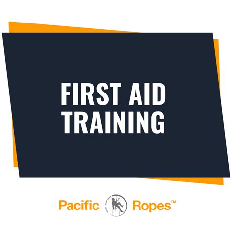 First Aid Training Course Pacific Ropes