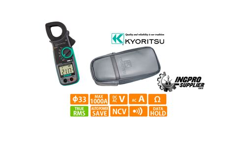 Kyoritsu Pinza Voltiamperimetrica Digital Rms Ac Vac Dc