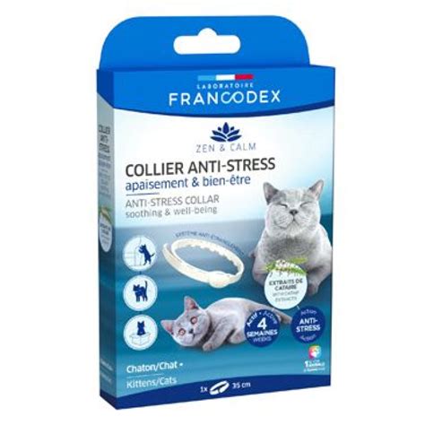 Francodex Obojek Anti Stress Ko Ka Kot Cm Spokojenezvire Cz