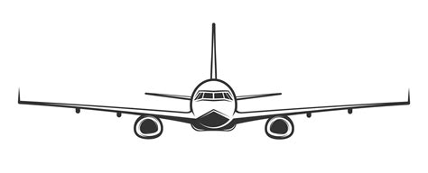 Airplane Front Vector Art, Icons, and Graphics for Free Download