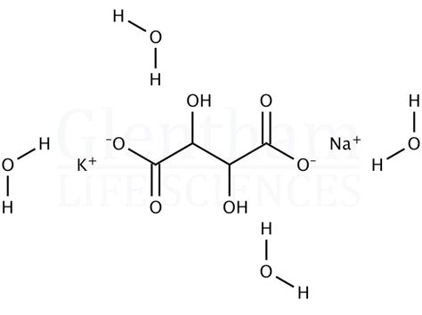 Potassium Sodium Tartrate Tetrahydrate CAS 6381 59 5 Glentham Life