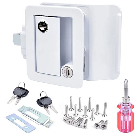 Rv Entry Door Lock With Paddle Deadbolt Travel Trailer Entry Door Lock For Travel Camper