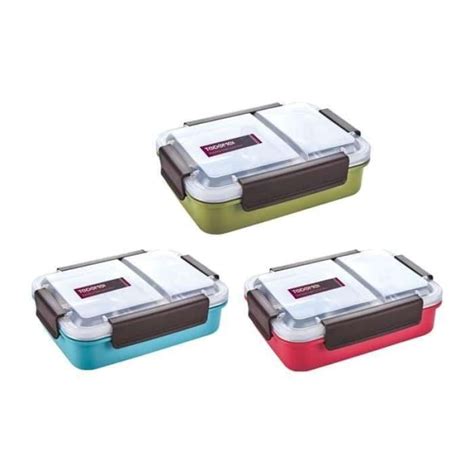 Jual Tempat Makan Lunch Box Sekat 2 Stainless Steel Tedemei Di Seller