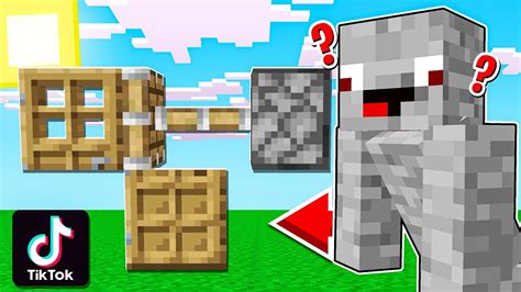 Ich Teste Virale Minecraft Tiktoks Funktioniert Youtube