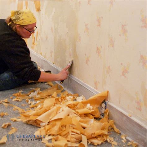 Wallpaper Removal Chesapeake Painting Services