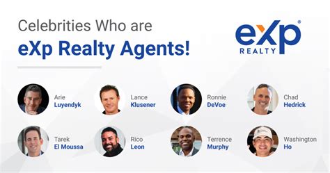 8 Celebrities Who Are Exp Realty Agents Exp Life