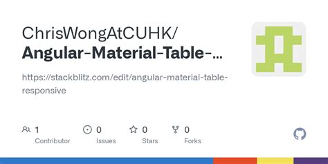 GitHub - ChrisWongAtCUHK/Angular-Material-Table-Responsive: https://stackblitz.com/edit/angular ...