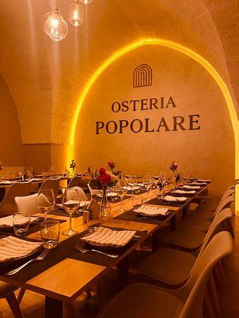 Osteria Popolare Fasano Via Santantonio Fasano Restaurant