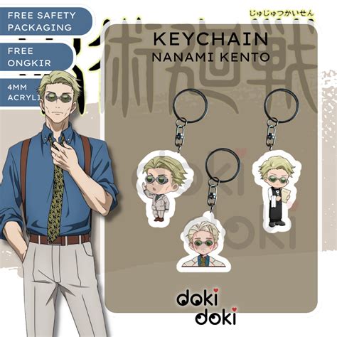 Jual GANTUNGAN KUNCI KEYCHAIN ANIME NANAMI KENTO JUJUTSU KAISEN