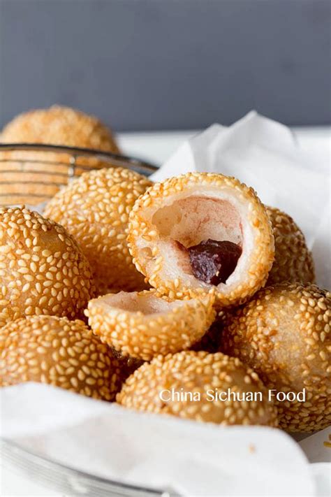 sesame balls jian dui recipe sidechef chinese sesame balls asian