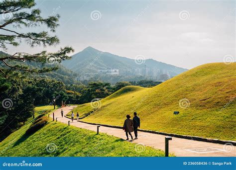 Royal Tomb Of King Muryeong In Gongju Korea Editorial Photo Image Of