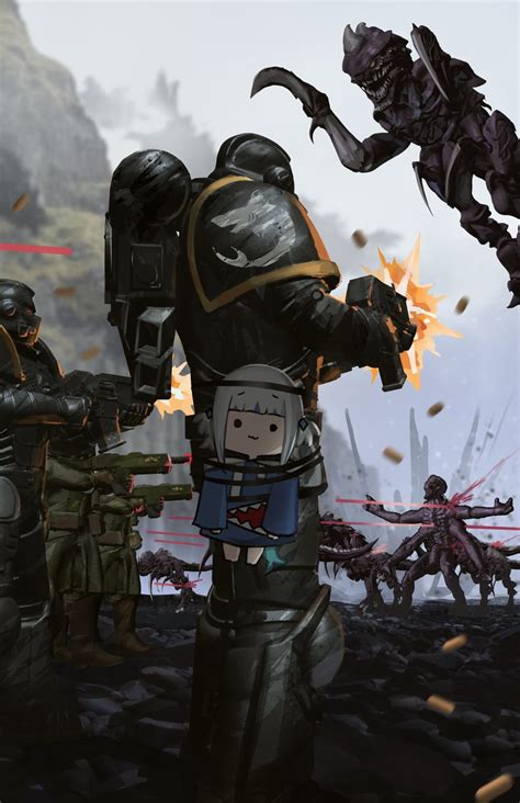 Gawr Gura Adeptus Astartes Astra Militarum Smol Gura And