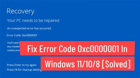 Solución Error 0xc0000001 En Windows 11108 Mundowin