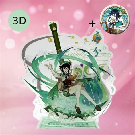 Фигурка Геншин Импакт Венти (Genshin Impact) 3D - купить с доставкой по ...