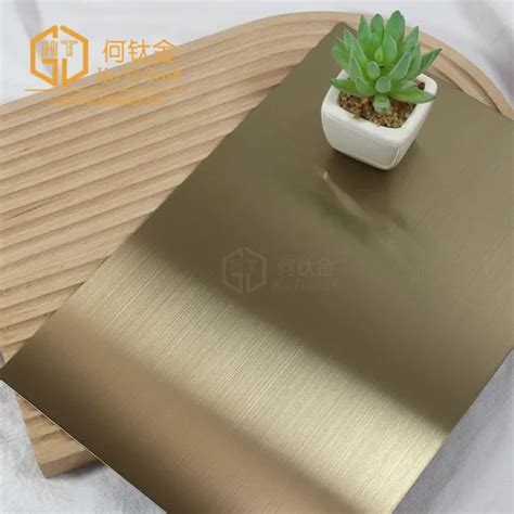 Hairline Bronze Shiny Afp Stainless Steel Sheet Hotigold