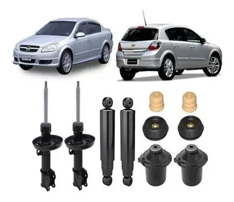 4 Amortecedor kit Suspensão Vectra 2007 2008 2009 2010 2011