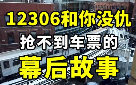 【半佛】你春节抢到票了吗？12306也很绝望！ 硬核的半佛仙人 硬核的半佛仙人 哔哩哔哩视频