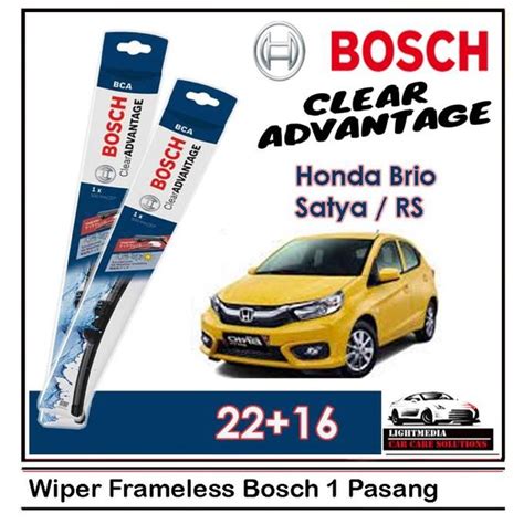 Jual Wiper Frameless Bosch Honda Brio Satya Brio Rs Terlaris