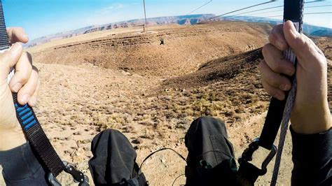 New Grand Canyon Zip Line Attraction Opens at Grand Canyon West - Thrillist