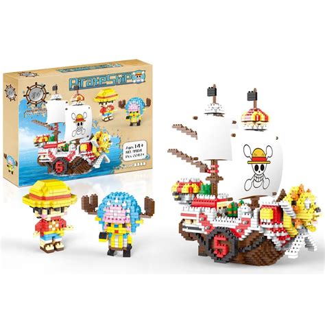 2247pcs Anime One Piece Building Blocks Thousand Sunny Pirate Ship