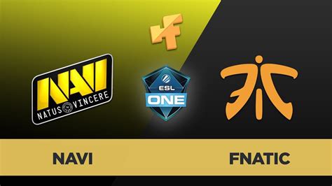 ESL One Cologne Fnatic Vs Natus Vincere Overpass Map 1 Quarter