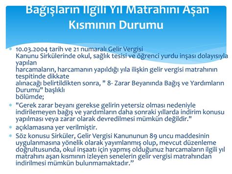 PPT BAĞIŞ YARDIMLAR VE SPONSORLUK HARCAMALARI PowerPoint Presentation