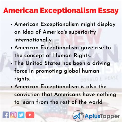 American Exceptionalism Essay | Essay on American Exceptionalism for Students and Children in ...