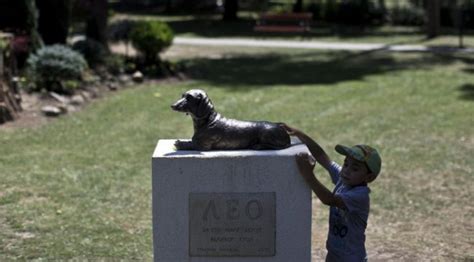 Dog Who Died Protecting A Little Girl Now Watches Over All Kids In The Park