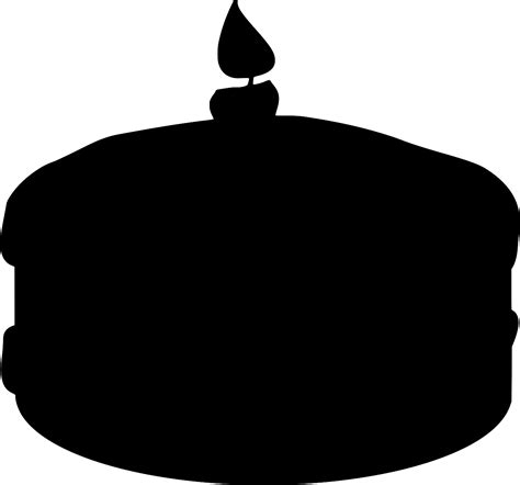 svg  birthday cake  svg image icon svg silh
