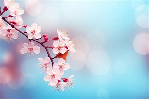 Premium Photo Spring Background With Pink Sakura Flower