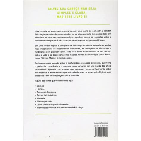 Tudo O Que Você Precisa Saber Sobre Psicologia Megalivros