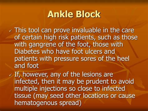 Ppt Peripheral Blocks 3 Lower Extremity Blocks Powerpoint