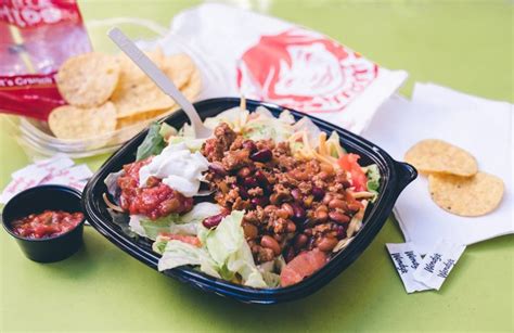 Wendys Taco Salad Nutritional Facts Runners High Nutrition