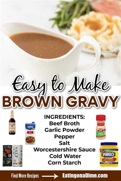 How To Make Brown Gravy Artofit