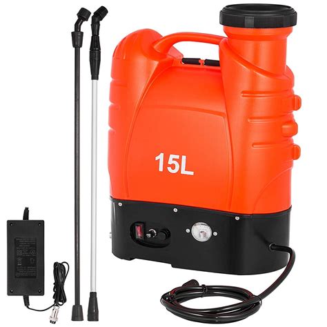 VEVOR 4 Gallon Backpack Sprayer Electric Weed Sprayer W Telescopic Rod