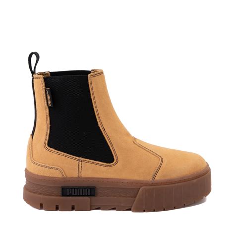 Womens Puma Mayze Platform Chelsea Boot Wheat Journeys