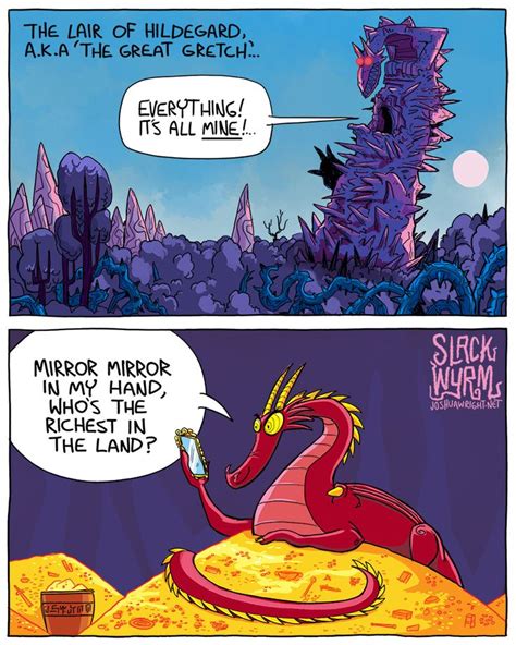 Slack Wyrm Dnd Funny Dragon Comic Funny Dragon