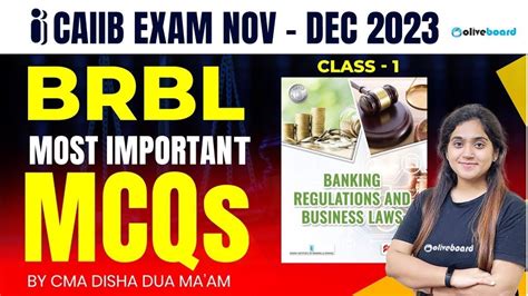 CAIIB Nov Dec 2023 BRBL Most Important MCQs Class 1 By CMA